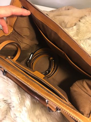 Bolso Uterqüe Marrón Piel