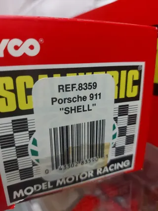 SCALEXTRIC TYCO PORSCHE 911 "SHELL"