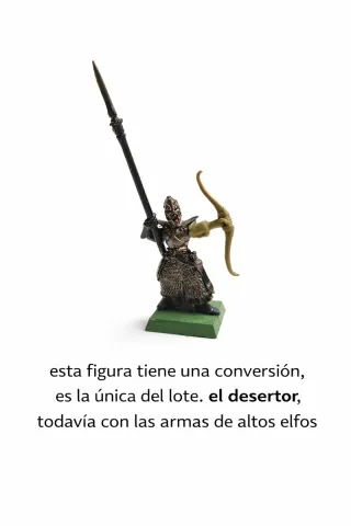 20 Ballesteros+Lanceros Elfos Oscuros Warhammer 6