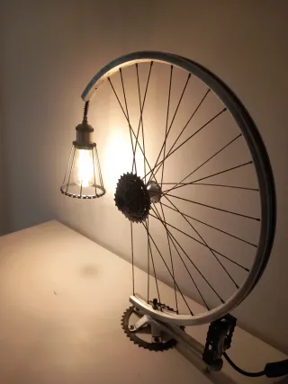 Lampara industrial artesanal