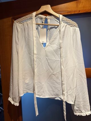 Camisa blanca Mango Talla S