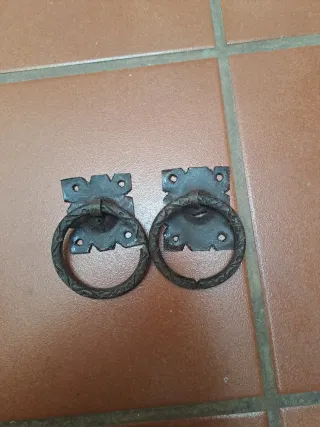 Lote 2 Tenedores Antiguos Hierro Forjado