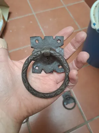 Lote 2 Tenedores Antiguos Hierro Forjado