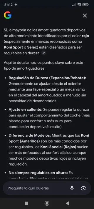Amortiguadores Koni Sport del.BMW E36/7 Serie 3/Z3