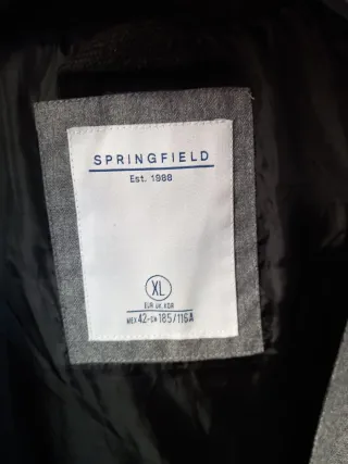 Chaqueta acolchada Springfield Gris Talla XL