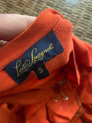Abito Luisa Spagnoli S arancione con laccio