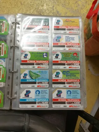 Lotto 10 Schede Telefoniche Vintage Miste