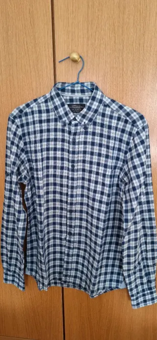 Camisa de cuadros PULL&BEAR Talla M