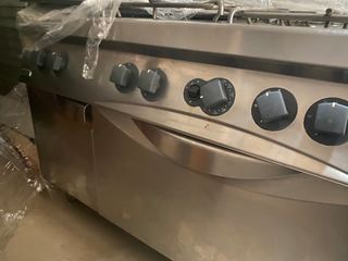 Cocina profesional 6 fuegos con horno