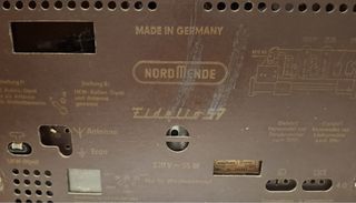 Radio Nordmende Fidelio Válvulas Alemana