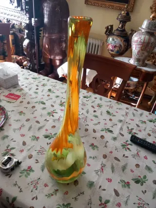 Vaso Murano in cristallo soffiato a mano