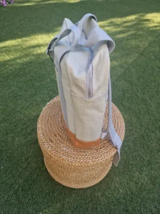 Mochila Ucon nueva beige y marrón