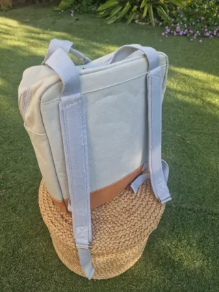 Mochila Ucon nueva beige y marrón