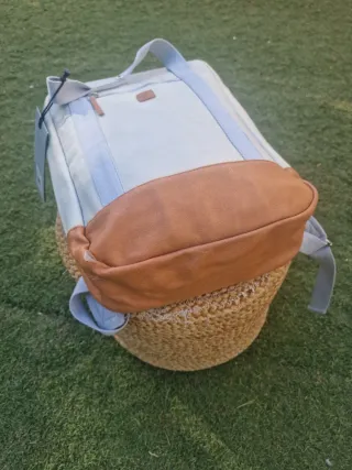 Mochila Ucon nueva beige y marrón