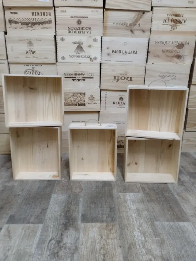 Estantería Cajas Madera