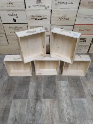 Estantería Cajas Madera