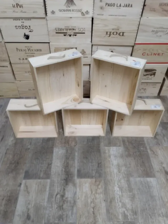 Estantería Cajas Madera