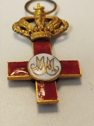 Medalla Mérito Militar Distintivo Rojo.