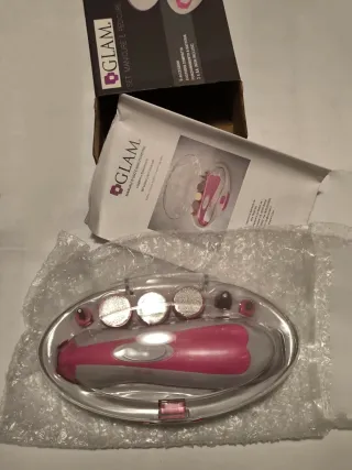 Set fresa manicure e pedicure 6 accessori.