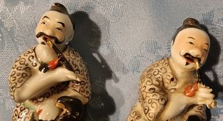 Coppia statuette cinesi antiche