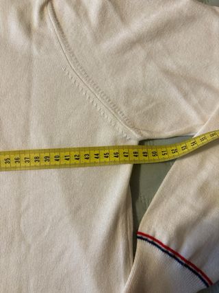 Jersey cuello alto blanco