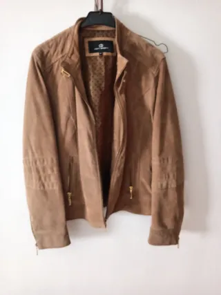 Chaqueta Corty Bennett ante marrón talla 46