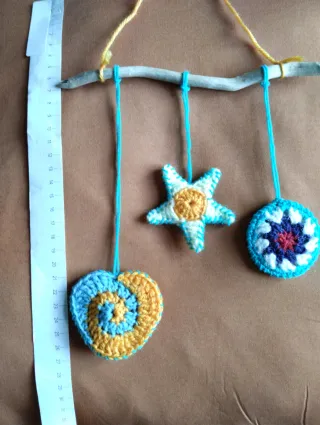 Arazzo da parete con decorazioni