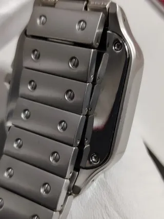 Reloj Cartier Hombre Negro/Plata