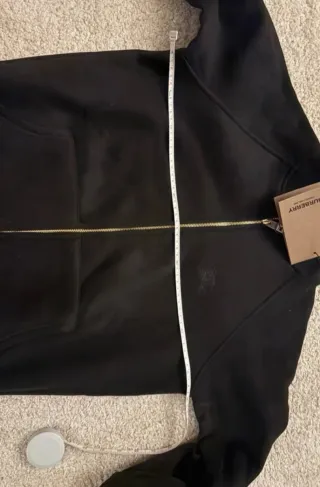Sudadera Burberry Negra con Capucha