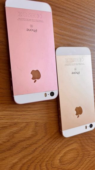 iPhone SE Blanco/Rosa