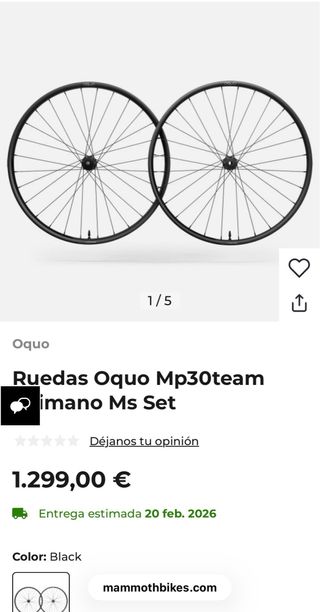 Ruedas OQUO MP30 TEAM