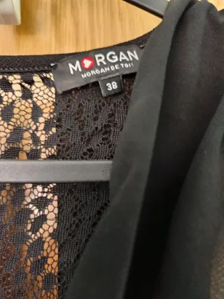 Mono Morgan Negro Encaje