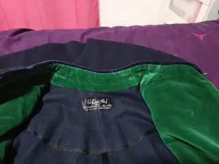 Capa española azul y verde