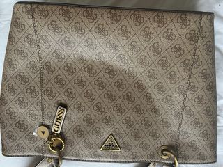 Bolso Guess Original Beige y Marrón