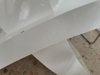 Mesa de diseño de comedor grande de cristal