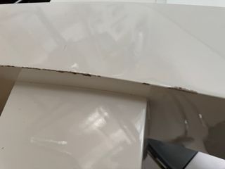 Mesa de diseño de comedor grande de cristal