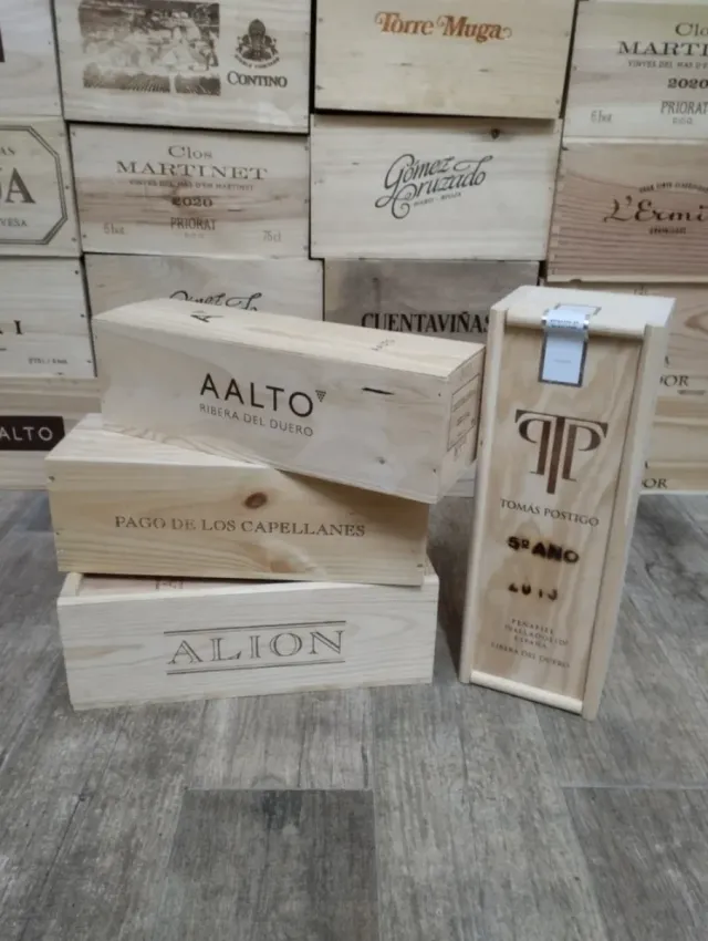 Pack 4 cajas de madera Magnum