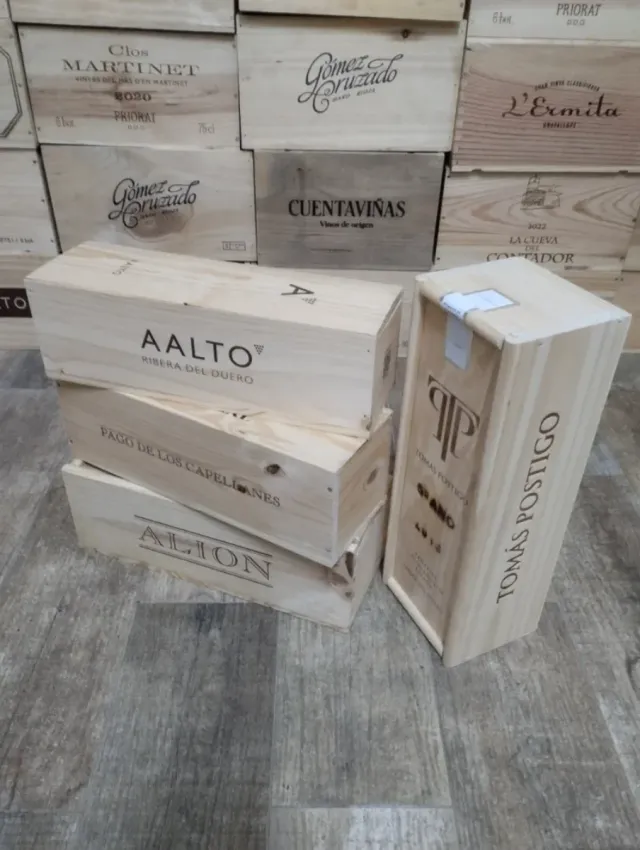 Pack 4 cajas de madera Magnum