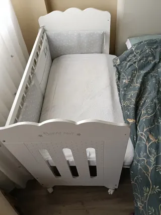 Cuna blanca infantil Bonne Nuit