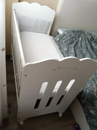Cuna blanca infantil Bonne Nuit