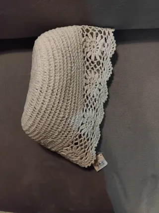 Coprilume in pizzo fatto a mano