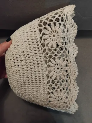 Coprilume in pizzo fatto a mano