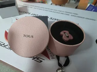 Anillo Oso Tous Rosa y Plata.