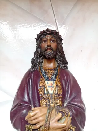 Figura antigua arte olotense, cristo Medinaceli