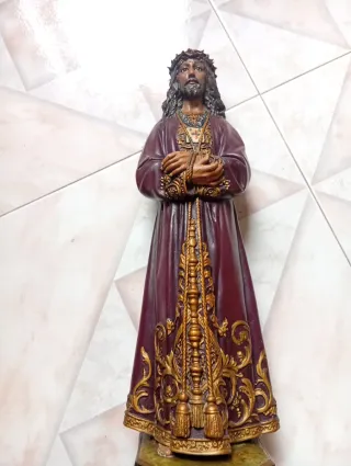 Figura antigua arte olotense, cristo Medinaceli