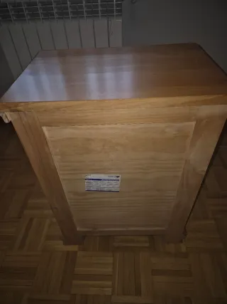 Mesitas de noche madera pino clásico