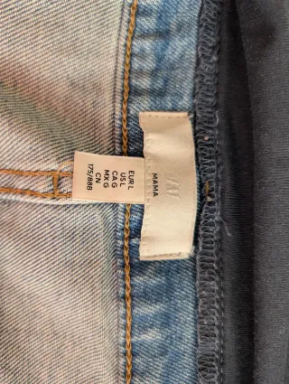 Pantalón vaquero premamá azul