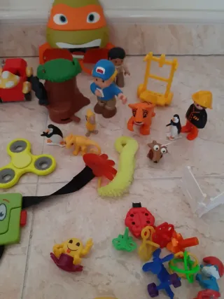 Lote Juguetes: Minions, Tortuga Ninja y más