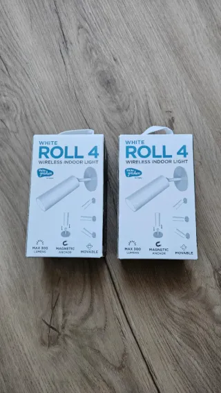 2 Lámparas LED Inalámbricas New Garden Roll 4.