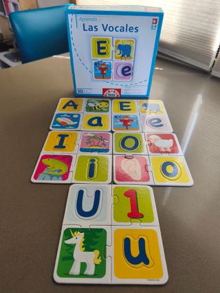 Puzzles Educa: Números y Vocales